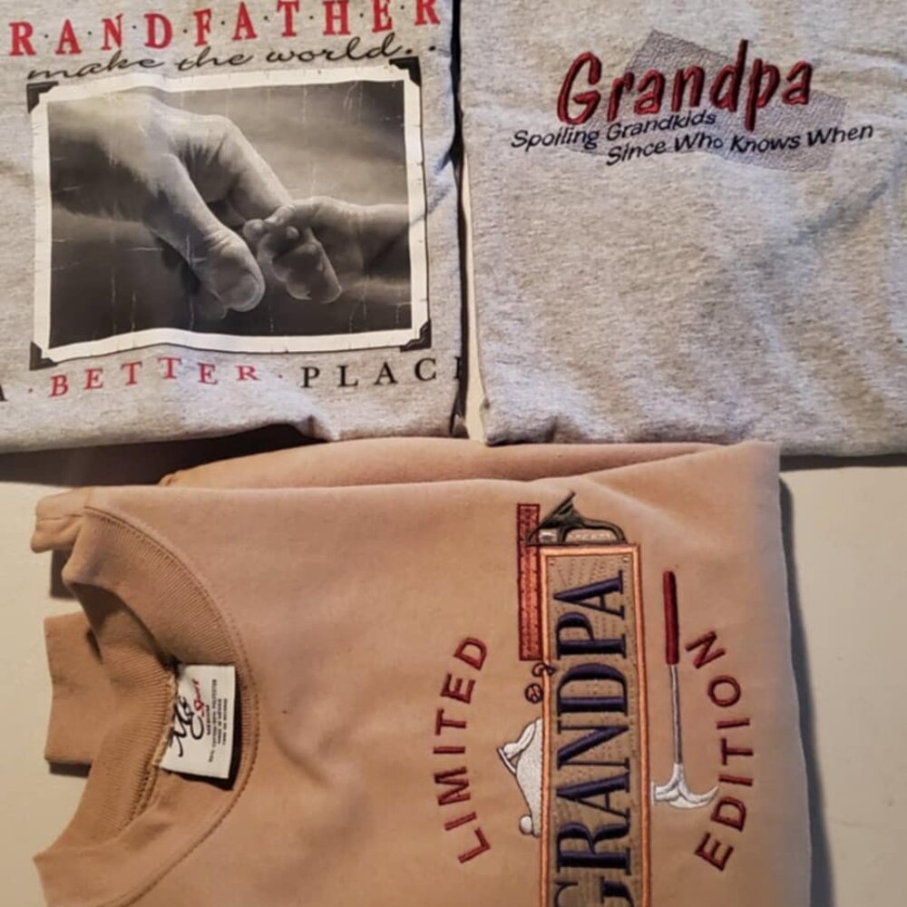 Lot of 3 "Grandpa" shirts  New, never worn- Great for Christmas